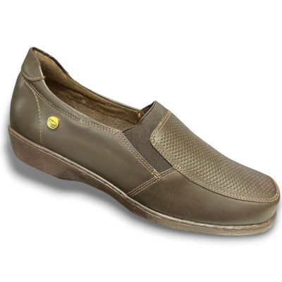 Romulo Casual Cuero Caf&eacute; Mujer Ref 3821